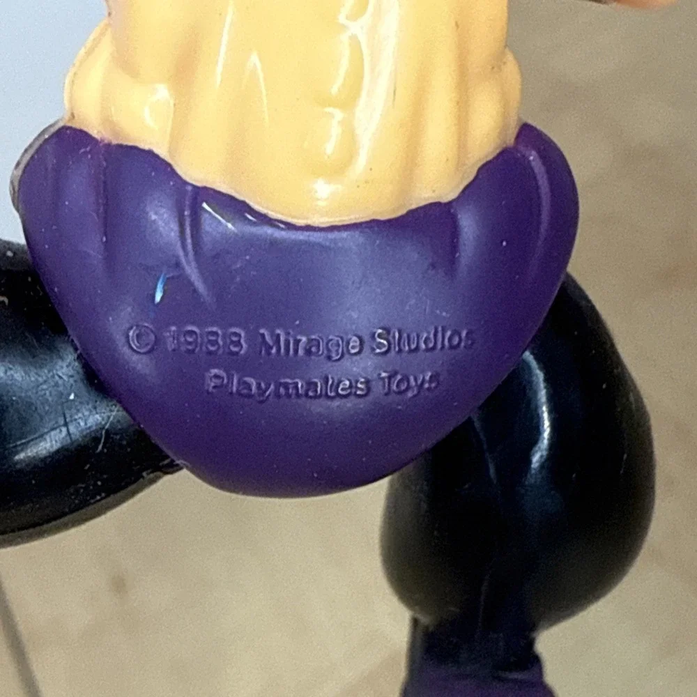 1988 Playmates TMNT Foot Soldier Figure Mirage Studios Vintage Purple Ninja Vtg